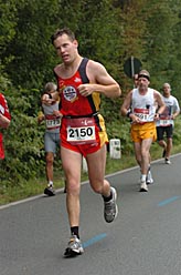 Alfons Awater beim M&uuml;nster-Marathon 2005
